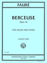 Berceuse, Op. 16 Violin and Piano cover